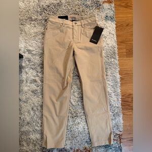 Brand New Lululemon Men's ABC Pants Utilitech Classic Fit Beige 28x30